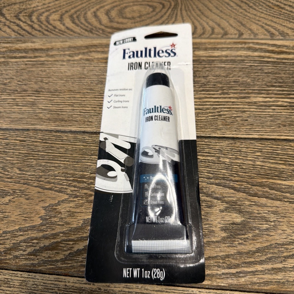 Faultless Hot Iron Cleaner 1oz Tube NIP For Steam Iron, Flat Iron, Curling Iron
